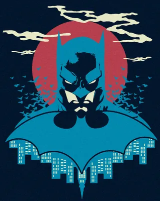 Zdjęcie produktu dla Zuty - Painting by Numbers - BATMAN IN BLUE AND RED, 40x50 cm, naciągnięte płótno na ramę