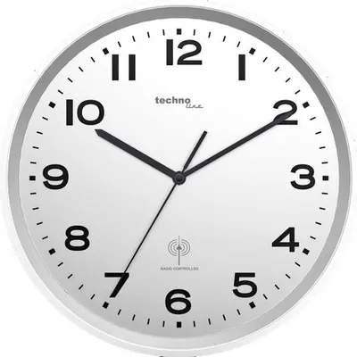Obrázok produktu pre Technoline WT 8500-2 silber Radiocontrollato Orologio da parete 30 cm x 4.1