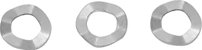 Image de Rondelle ondulée, rondelle ondulée à ressort, rondelle à ressort, rondelle ondulée en acier inoxydable, jeu de rondelles ondulées, rondelle