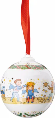 Produktbild von Hutschenreuther Porzellankugel Porzellankugel Weihnachtskugel 2024 Zeitlich limitierte Edition 02252-722992-27940