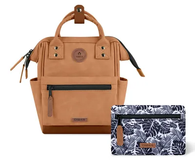 Produktbild von CABAIA Freizeitrucksack Rucksack Adventurer Vegan Nubuck Backpack 6L Moscow hellbraun