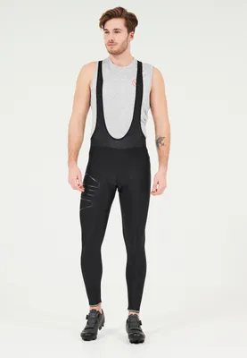Image de Cuissard de cyclisme ENDURANCE Gorsk-Long avec bretelles pratiques 1001 Noir S