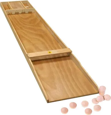 Produktbild von SJOELBAK großes Shuffleboard ca 200cm Shuffle Board Holz Spiel aus Holland Billi