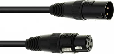 Obrázek produktu pro EUROLITE DMX kabel XLR 3pin 5m bw