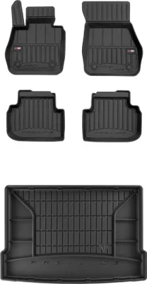 Produktbild von FROGUM Gummimatten Auto Fußmatten + Kofferraummatte für BMW 1er F40 ab 2019