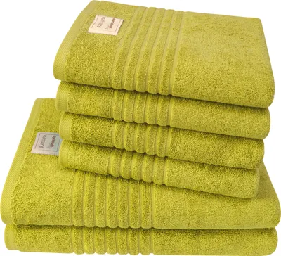 Produktbild von Dyckhoff Handtuchset Nature kiwi, 6-tlg.