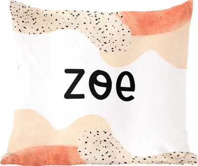 Produktbild von MuchoWow® Zierkissen Sofakissen Wohnzimmer Dekokissen 50x50 cm Zoe - Pastell - Mädchen - Komfort - Sofakissen