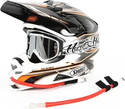 Productafbeelding van Uswe helm, handsfree systeem, Leatt drinkzak, rood, universele maat