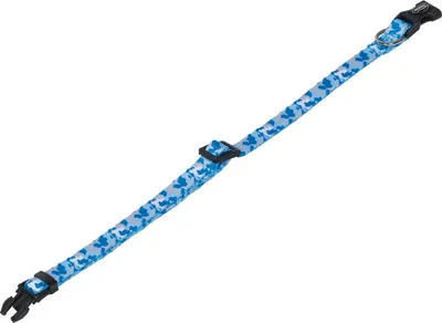 Produktbild von Nobby Halsband Camouflage hellblau, Verstellmöglichkeit: 13-20 cm / 10 mm