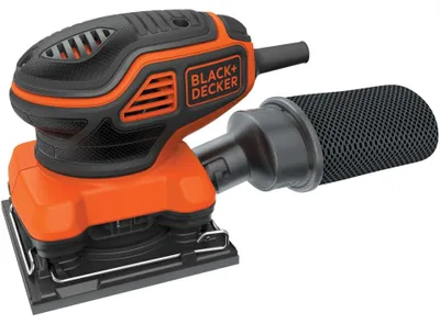 Produktbild von Black & Decker KA450-QS, Schwingschleifer, Klemme, Schwarz, Orange, Kunststoff, 16000 RPM, 2 mm