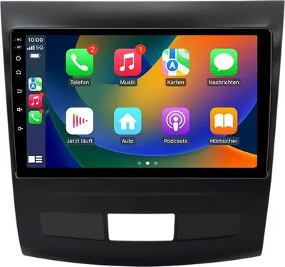 Obrázok produktu pre Android autorádio 10 palcov 64 GB pre Mitsubishi Outlander 2005-2011 s CarPlay a Android Auto navigáciou a Bluetooth