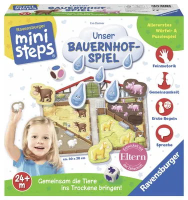 Obrázok produktu pre Ravensburger 04510 Ministeps Our FarmHra pre deti