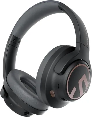 Produktbild von SoundPEATS Space Over-Ear Bluetooth Kopfhörer Kabellose 5.3, Hybrid Active Geräuschisolierung, ENC-Mikrofone, Faltbare Design, 40mm Treiber