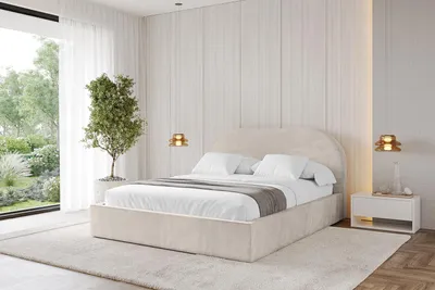 Produktbild von ALTDECOR Polsterbett mit Bettkasten - TIVON - 200x200 - Beige - Bett mit Matratze H3/H4, Doppelbett mit Stauraum und Latternrost, Boxbett mit Kopfteil