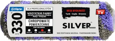 Obrázok produktu pre Blue Dolphin Series 330 SILVER šírka valčeka 18 cm dĺžka vlasu 20 mm