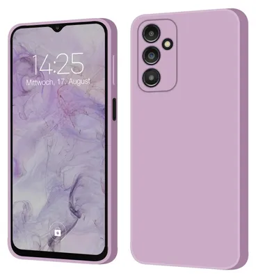 Produktbild von Hülle für Samsung Galaxy A14 5G Case Cover Bumper Smartphone Softgrip Schutzhülle Farbe: Lila