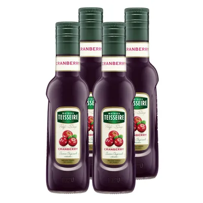 Produktbild von Mathieu Teisseire Getränke-Sirup Cranberry 0,25L (4er Pack)