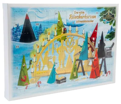 Produktbild von Räucherkerzen Adventskalender A4-