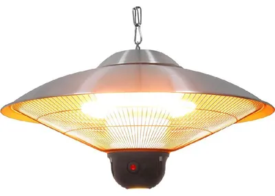 Produktbild von Elektrischer Heizstrahler - hängend m. LED-Beleuchtung - Ø 585mm - Höhe 300mm