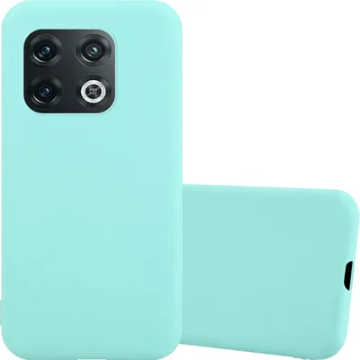 Produktbild von Cadorabo Hülle für OnePlus 10 PRO 5G Schutzhülle in Blau Handyhülle TPU Silikon Etui Case Cover