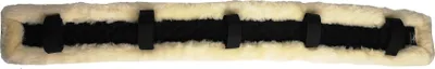 Produktbild von Engel Reitsport Lammfell Brustblattunterlage Schwarz/Med. 100x10cm