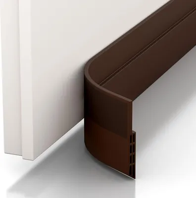 Produktbild von Vellure Türdichtung Zugluftstopper selbstklebend Braun Kälteschutz 1m x 5cm