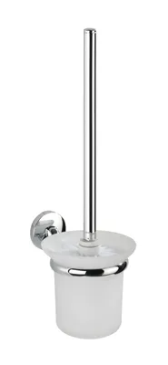 Produktbild von WENKO WC Garnitur Toiletten Klo Bürsten Halter Halter CUBA Accessoires Bad Gäste