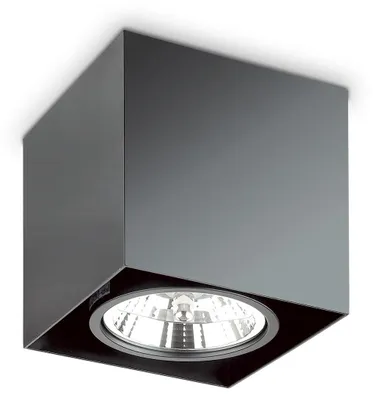 Obrázek produktu pro IdealLux 243931 MOOD PL1 D15 SQUARE prisadené stropné svietidlo GU10 1x50W 725lm 2700K IP20 ?ierna