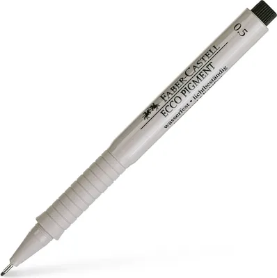 Produktbild von FABER-CASTELL Pigmentliner ECCO PIGMENT 0,5 mm schwarz