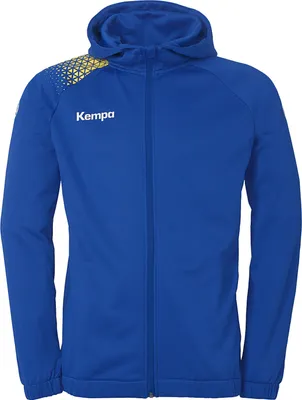 Produktbild von Kempa Ambition 28 Kapuzenjacke Herren - Royal / Lime Yellow  | Größe: L