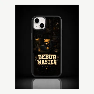 Immagine prodotto di Custodia per iPhone 14 Plus, cover protettiva per cellulare con motivo di debug – LUNØIR ©