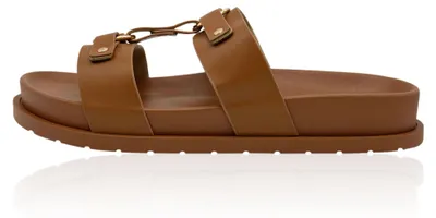 Produktbild von Damen Pantoletten mit Zierkette und Komfortsohle