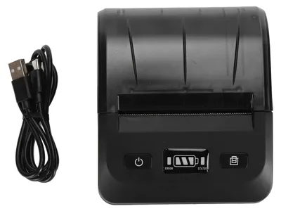 Zdjęcie produktu dla Przenośna drukarka paragonów Bluetooth, obsługująca wielojęzyczny termiczny papier 80 mm dla systemów Android, iOS i Windows.