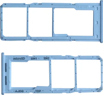 Produktbild von Dual Sim + Micro SD Karten Halter für GH98-47703B Samsung Galaxy A04s Weiß