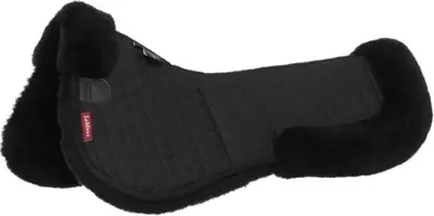 Image de Tapis de selle LeMieux Merino+, couleur : noir/noir, taille : M