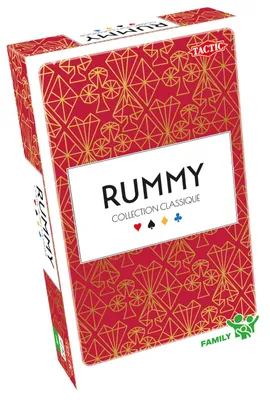 Produktbild von TACTIC Rommé Kartenspiel Reiseversion ab 10 Jahren für 2+ Spieler
