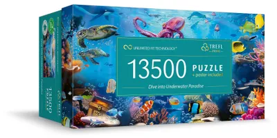 Puzzle 13500 Teile, Unterwasserparadies, 198,6 x 137,6 cm, unregelmäßige Formen