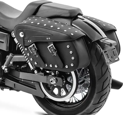 Obrázek produktu pro Obal sedlové brašny pro chopper cruiser retro # VH6 černý