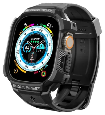 Obrázok produktu pre SPIGEN RUGGED ARMOR “PRO” púzdro Apple Watch Ultra (49 mm) čierne (ACS05460)