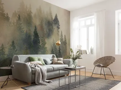 Produktbild von Digitaldruck Vlies Fototapete - Mystical Firs - Größe 400 x 250 cm