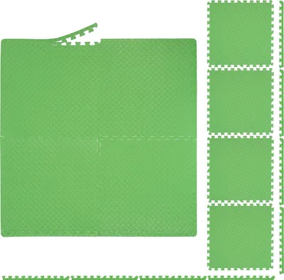 Produktbild von mata ochronna na podłogę relaxdays Green w zestawie 8 sztuk