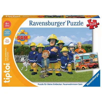 Obrázek produktu pro Puzzle pro malé průzkumníky: Hasič Sam Ravensburger 00139