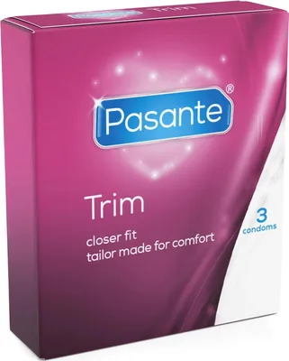 Produktbild von Pasante Trim, Männliches Kondom, weich, Natürlich/Natur, Latex, 49 mm, 180 mm