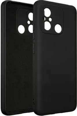 Obrázek produktu pro Silikonové Pouzdro Beline Xiaomi 12C Černo/Černé