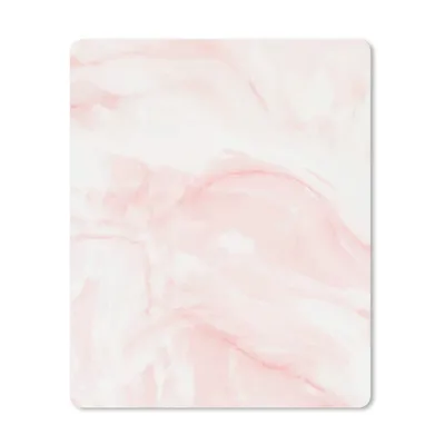 Produktbild von MuchoWow® Mauspad Mousepad Marmor - Weiß - Rosa - Pastell 19x23 cm - Mousepads - Maus Mat - Pad - Mausunterlage - Mauspads - Spielen