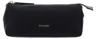 Imagen del producto de PICARD Cuero bolsa de maquillaje Java 1 Cosmetic Case Black