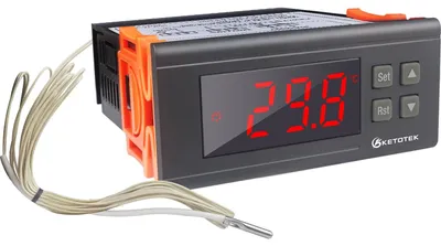 Produktbild von Digitaler Temperaturregler Thermostat - 30 A - Bereich -30 °C bis 300 °C - Mit NTC-Sensor - 220 V