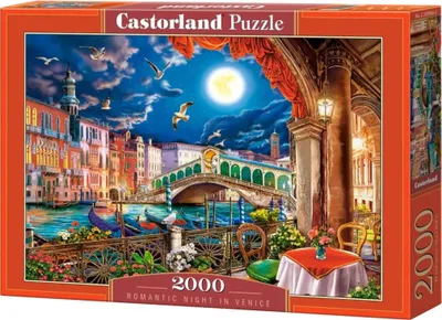 Zdjęcie produktu dla Castorland – układanka „Romantyczna noc w Wenecji” – 2000 elementów