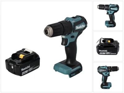 Produktbild von Makita DHP 483 M1 Akku Schlagbohrschrauber 18 V 40 Nm Brushless + 1x Akku 4,0 Ah - ohne Ladegerät