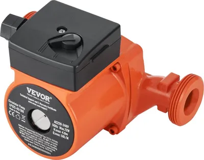 Zdjęcie produktu dla Pompa cyrkulacyjna ciepłej wody Vevor Żeliwna pompa recyrkulacyjna 220 V 72 W, maksymalne natężenie przepływu 50 l/min, maksymalna wysokość podnoszenia 4 m, przyłącze gwintowane 1-1/2", zakres temperatur od 2°C do 110°C, trzy regulowane natężenia przepływu, niski poziom hałasu